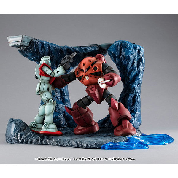 【中古即納】[PTM] RMS(Realistic Model Series) Gストラクチャー 【GS01M】ジャブローに散る!(マテリアルカラーエディション) 機動戦士ガンダム 1/144HGシリーズ用半完成品キット プラモデル用アクセサリ メガハウス(20250731)