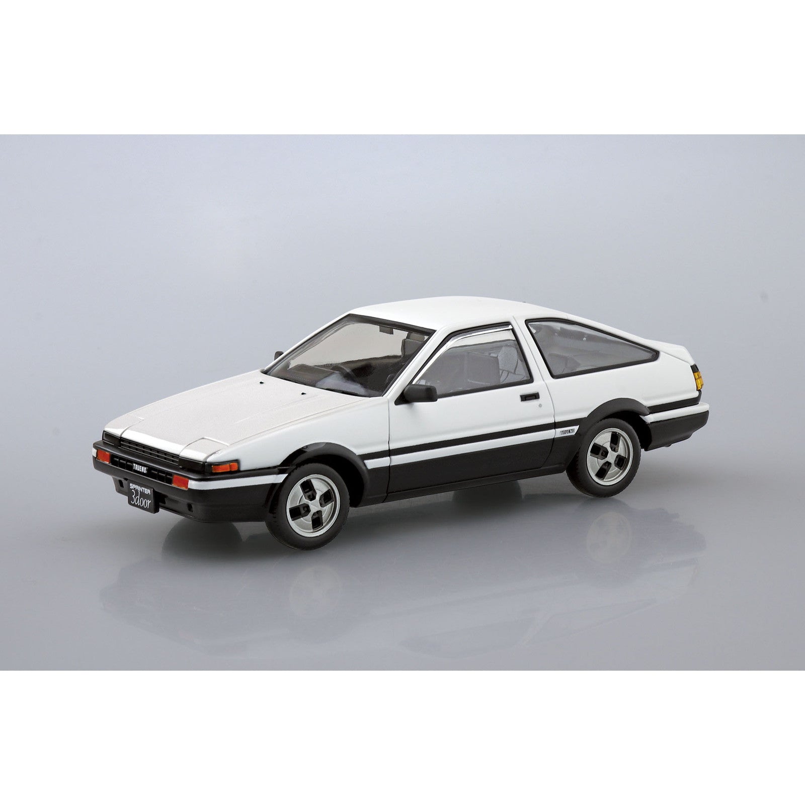 【新品】【お取り寄せ】[PTM] 楽プラ スナップキット No.11-WB 1/32 トヨタ スプリンタートレノ(ハイテックツートン) プラモデル(201657) アオシマ(20250607)