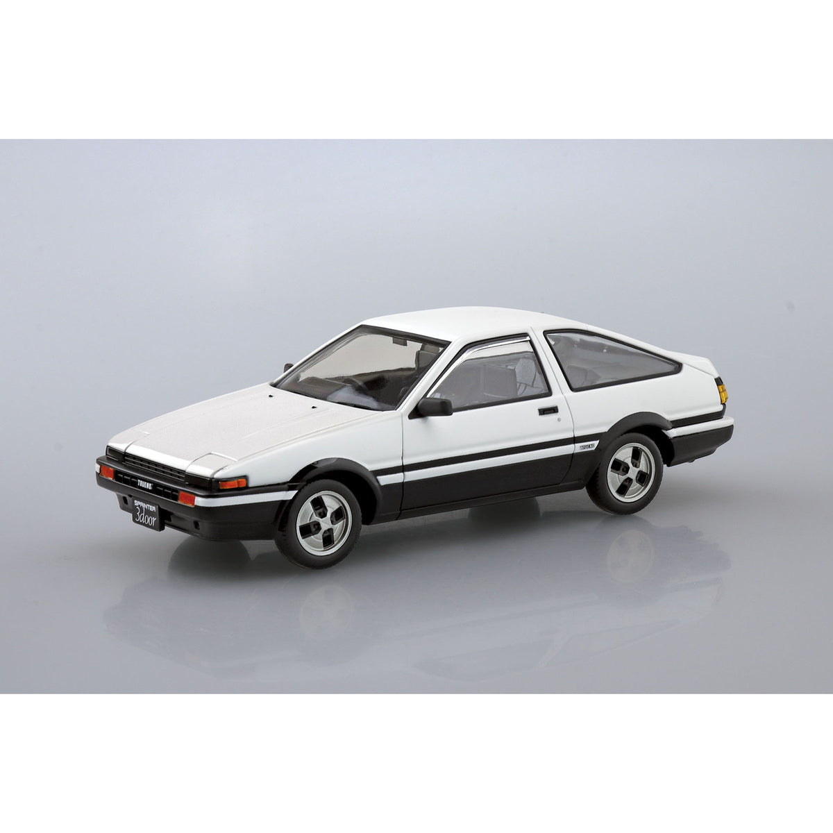【新品】【お取り寄せ】[PTM] 楽プラ スナップキット No.11-WB 1/32 トヨタ スプリンタートレノ(ハイテックツートン) プラモデル(201657) アオシマ(20250607)