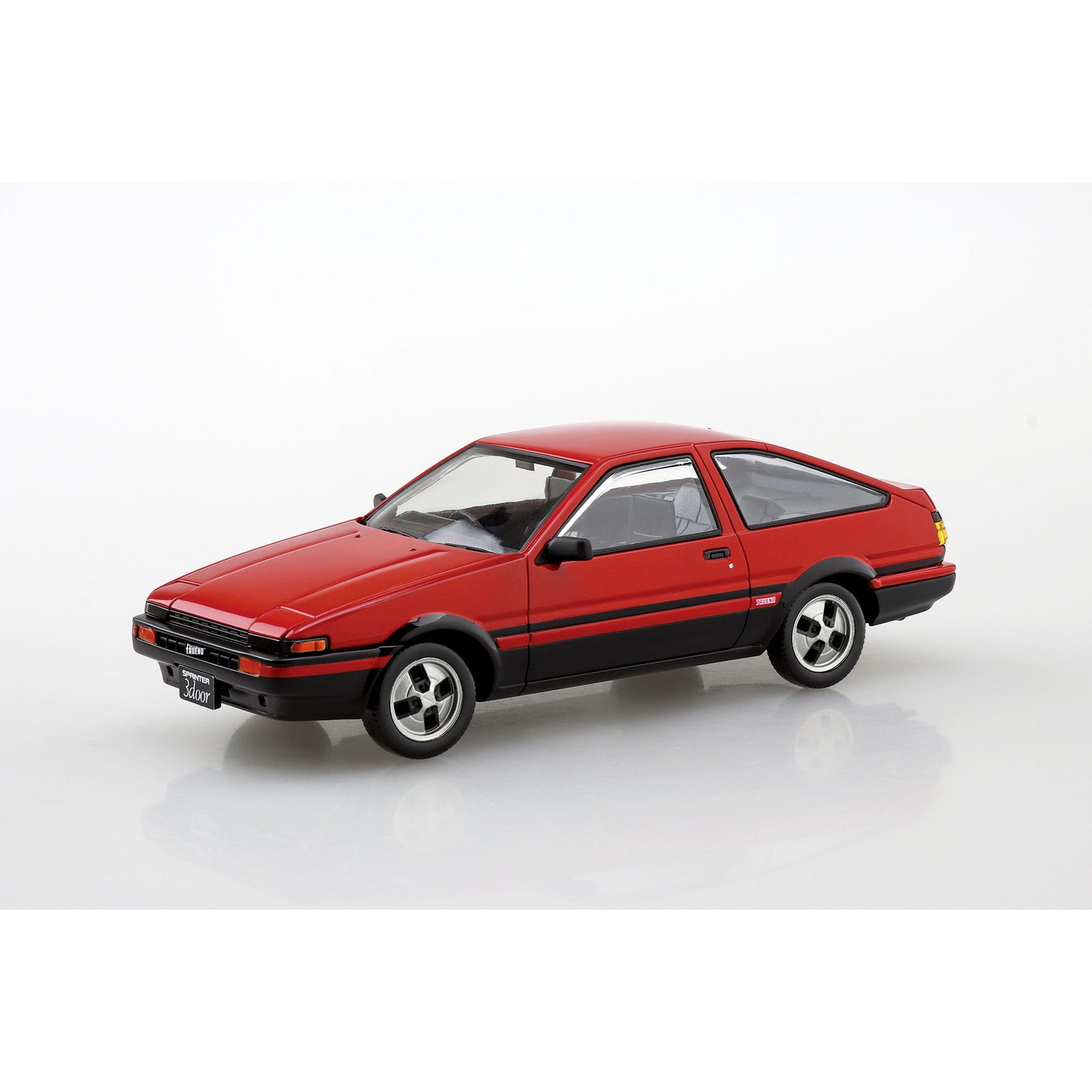 【新品】【お取り寄せ】[PTM] 楽プラ スナップキット No.11-RB 1/32 トヨタ スプリンタートレノ(ハイフラッシュツートン) プラモデル(201664) アオシマ(20250607)