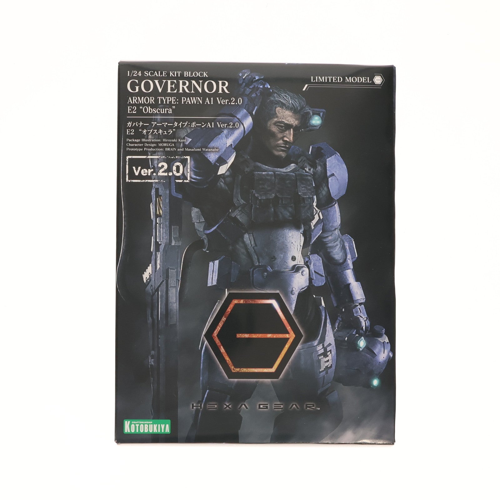 【中古即納】[PTM] コトブキヤショップ限定 ヘキサギア 1/24 ガバナー アーマータイプ:ポーンA1 Ver.2.0 E2 オブスキュラ プラモデル コトブキヤ(20250131)