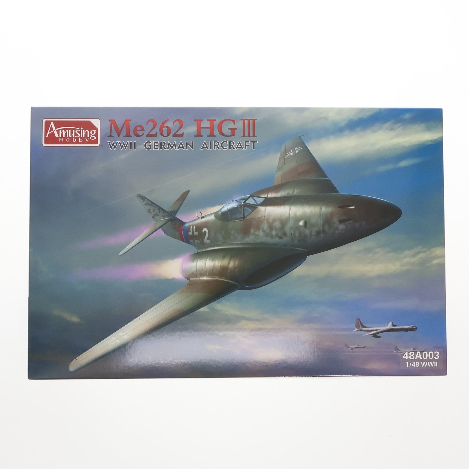 【中古即納】[PTM] 1/48 ドイツ ME262 HGIII プラモデル(AMH48A003) Amusing Hobby(アミュージングホビー)(20220421)