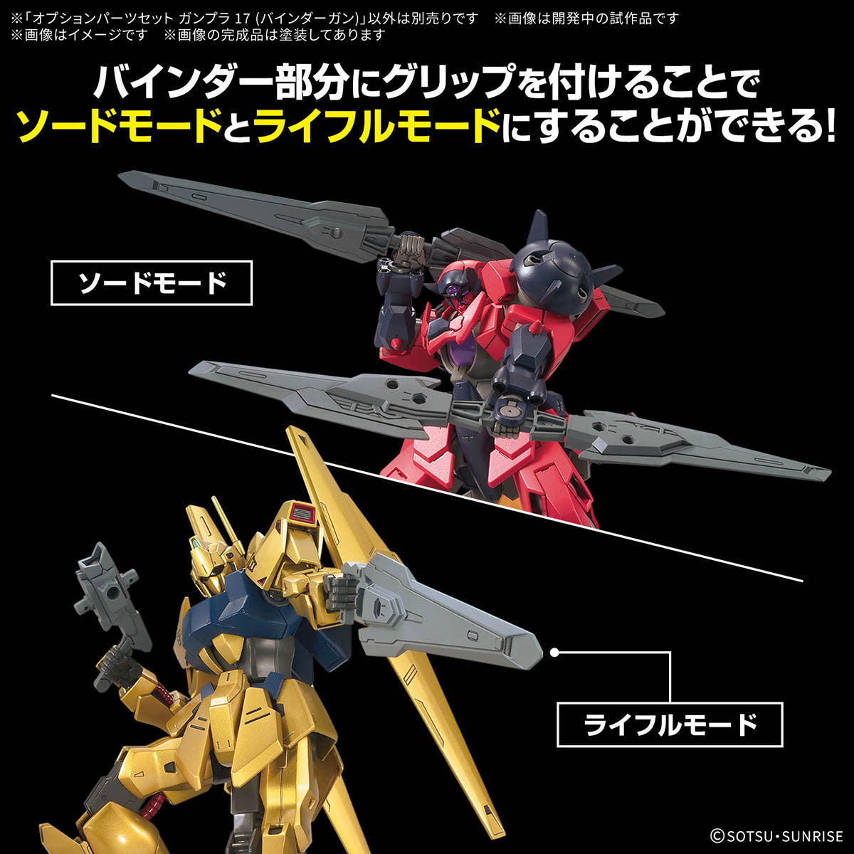 【新品即納】[PTM] 1/144 オプションパーツセット ガンプラ 17(バインダーガン) 機動戦士ガンダム プラモデル用アクセサリ(5068683) バンダイスピリッツ(20250712)