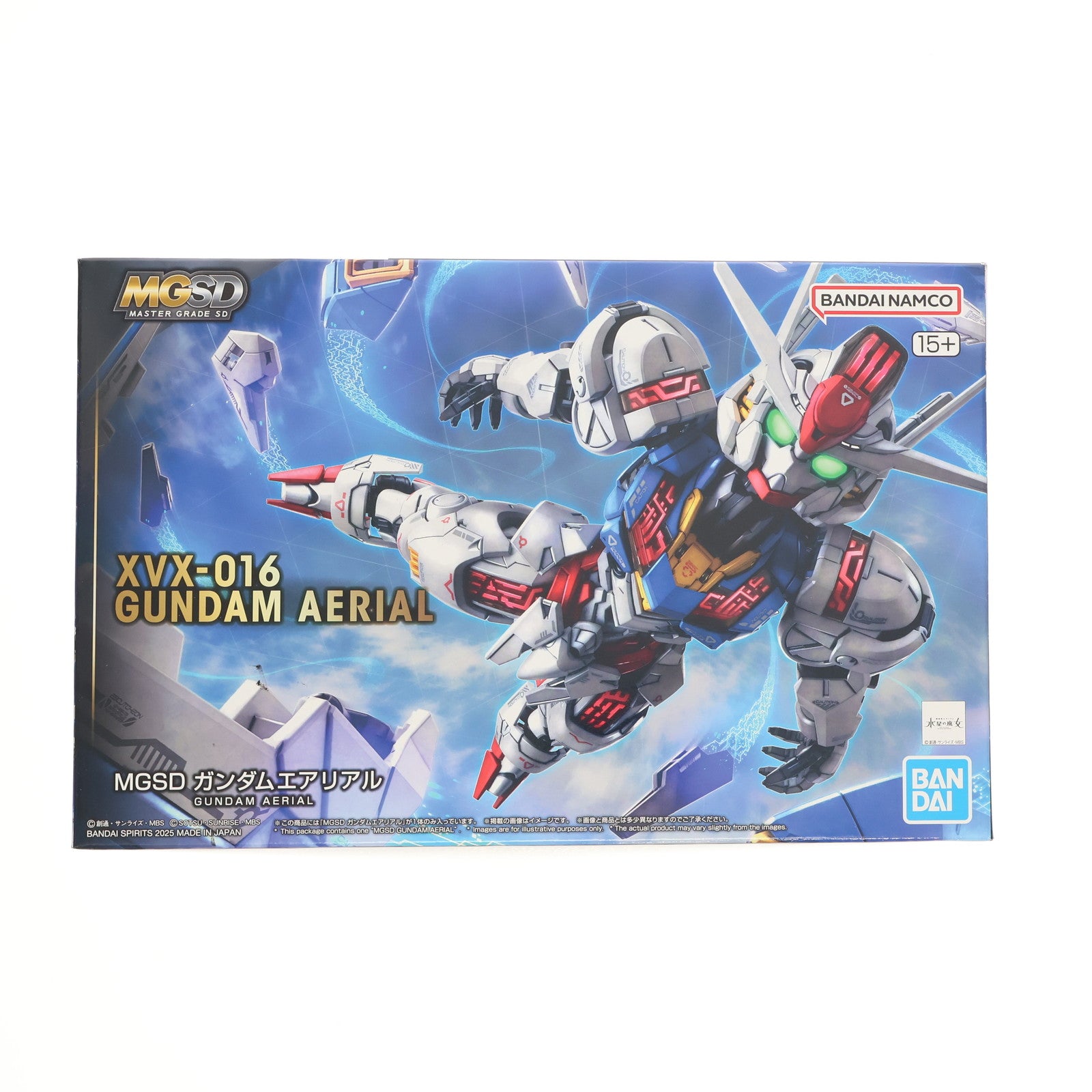 【新品即納】[PTM] MGSD XVX-016 ガンダムエアリアル 機動戦士ガンダム 水星の魔女 プラモデル(5068846) バンダイスピリッツ(20250823)