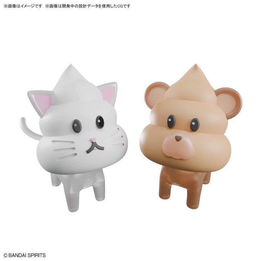 【新品即納】[PTM] クレイモデルキット ウンコスルデイズ あにまるうんちセット1 ねこ&くま プラモデル(5068854) バンダイスピリッツ(20250808)