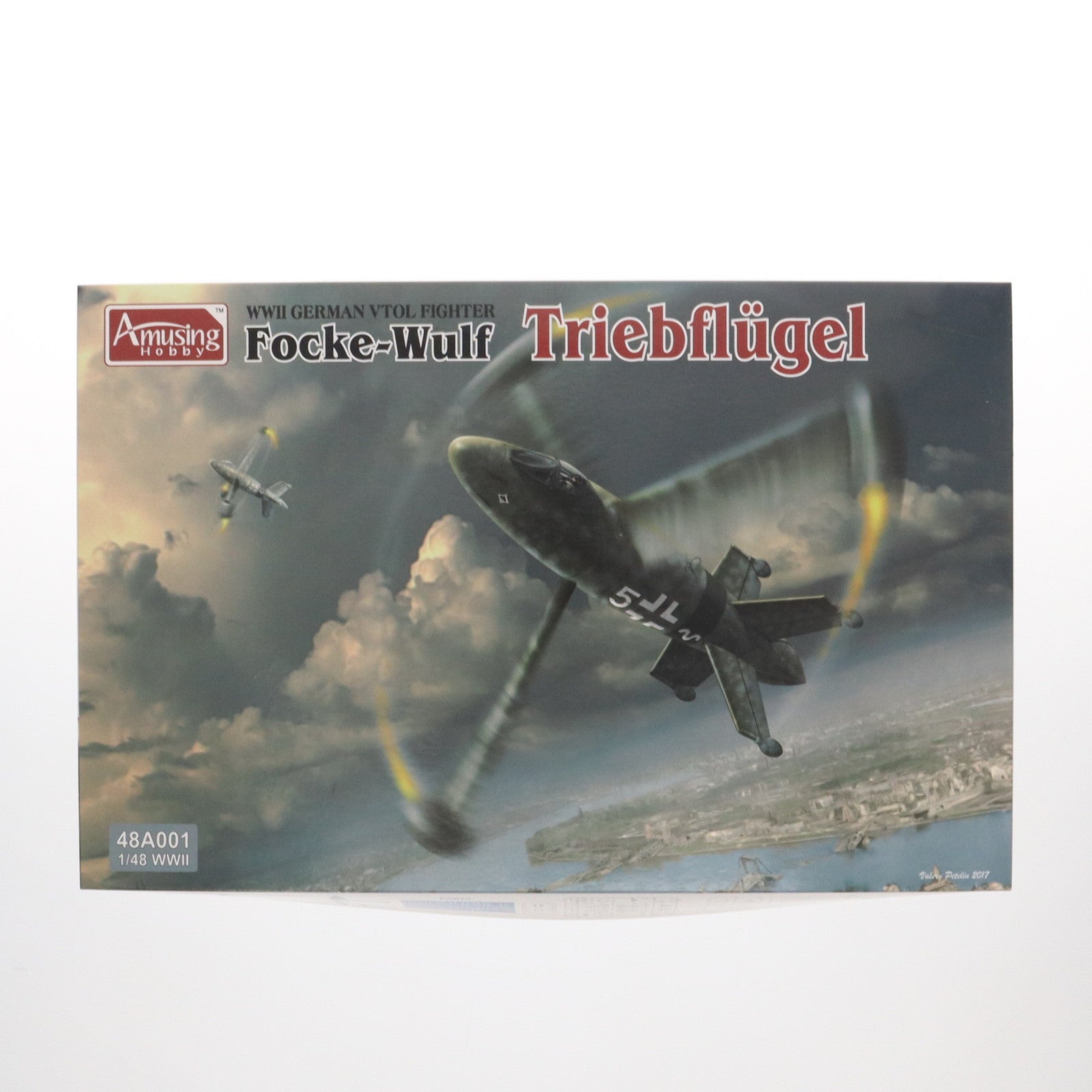 【中古即納】[PTM] 1/48 ドイツ 垂直離着陸迎撃機 フォッケウルフ トリープフリューゲル プラモデル(AMH48A001) Amusing Hobby(アミュージングホビー)(20190630)