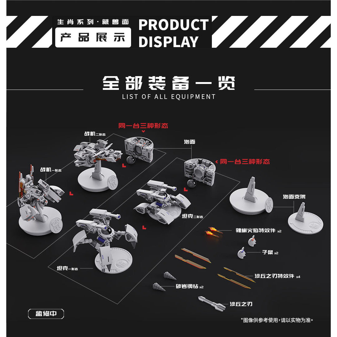 【新品即納】[PTM] 初回特典付属 蔵獣面 十二支シリーズ 子鼠 プラスチックモデルキット プラモデル LoongSpirit(龍魂文創)(20250630)