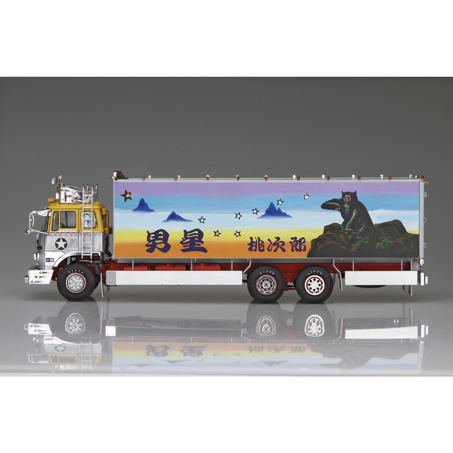 【新品即納】[PTM] トラック野郎シリーズ No.1 1/32 AV-98 一番星 御意見無用 プラモデル(202616) アオシマ(20250810)