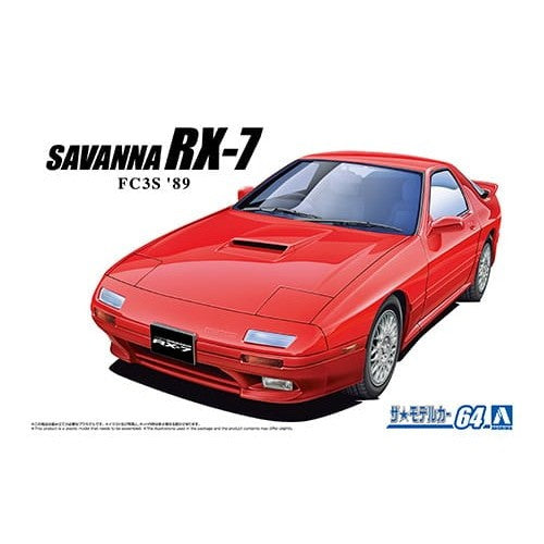 【新品】【お取り寄せ】[PTM] (再販) ザ・モデルカー No.64 1/24 マツダ FC3S サバンナRX-7 '89 プラモデル(069530) アオシマ(20250831)
