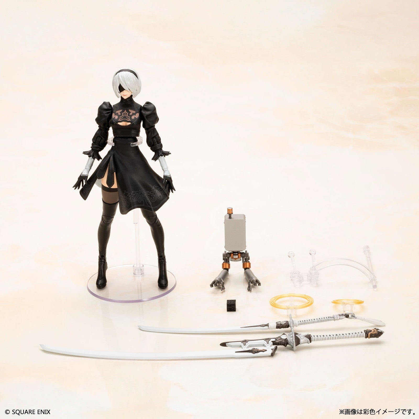 【中古即納】[PTM] 2B(ヨルハ二号B型) NieR:Automata(ニーア オートマタ) プラスチックモデルキット プラモデル スクウェア・エニックス(20251012)