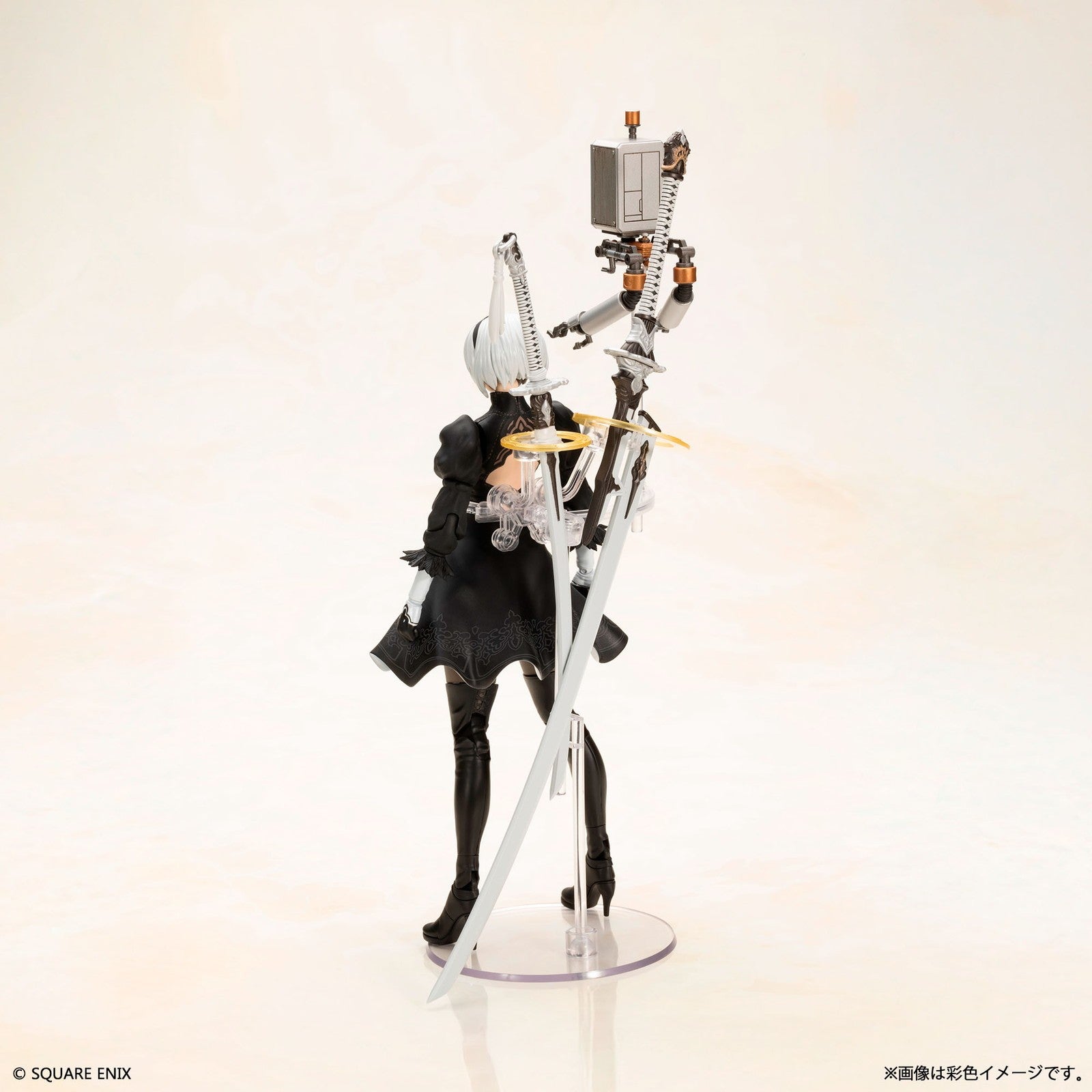 【中古即納】[PTM] 2B(ヨルハ二号B型) NieR:Automata(ニーア オートマタ) プラスチックモデルキット プラモデル スクウェア・エニックス(20251012)