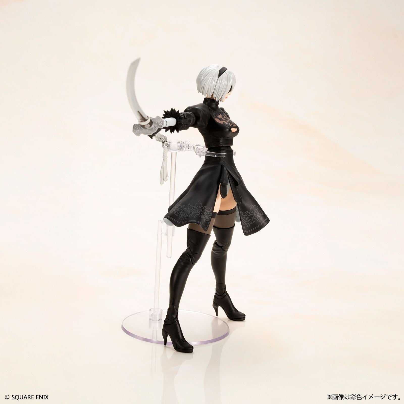 【中古即納】[PTM] 2B(ヨルハ二号B型) NieR:Automata(ニーア オートマタ) プラスチックモデルキット プラモデル スクウェア・エニックス(20251012)