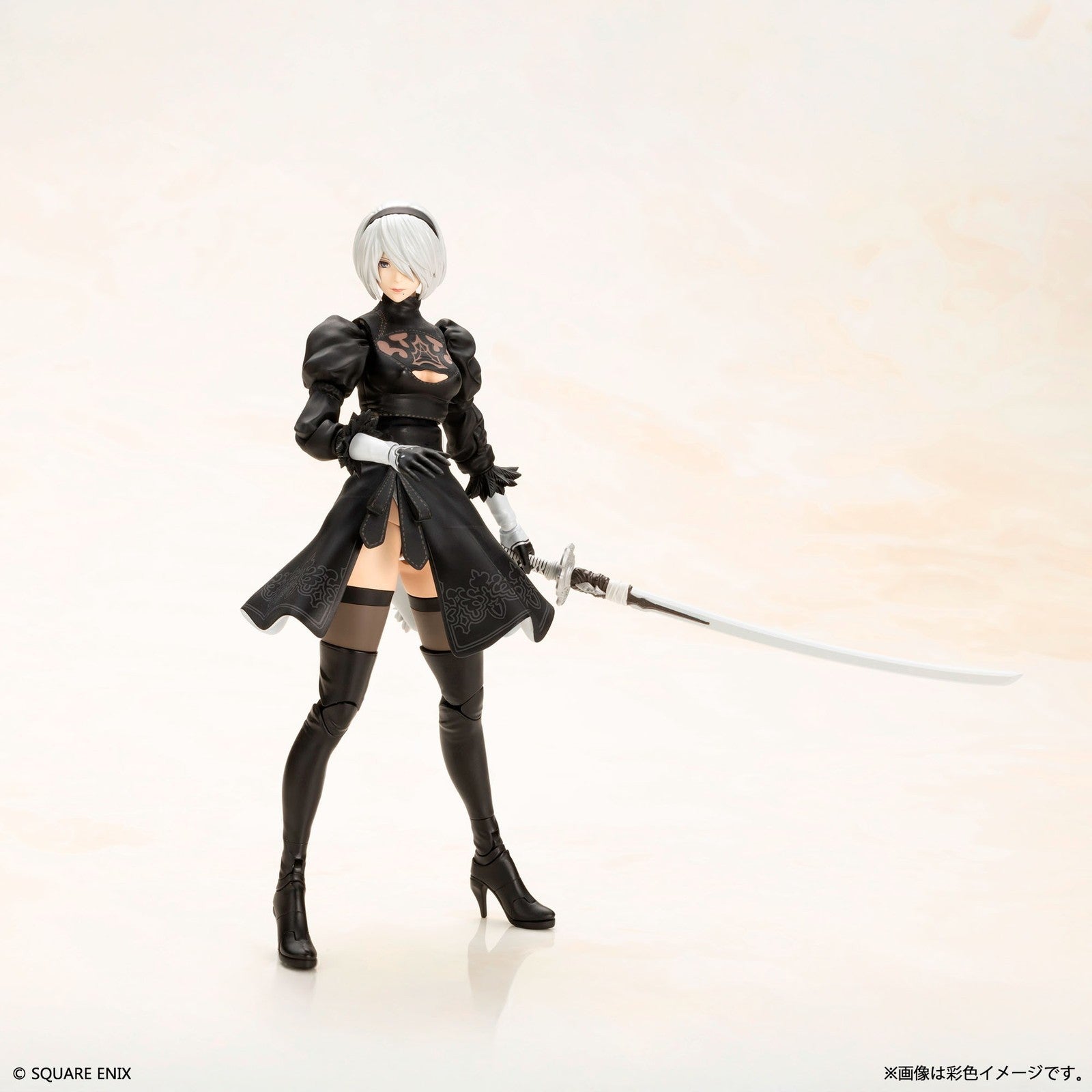 【中古即納】[PTM] 2B(ヨルハ二号B型) NieR:Automata(ニーア オートマタ) プラスチックモデルキット プラモデル スクウェア・エニックス(20251012)