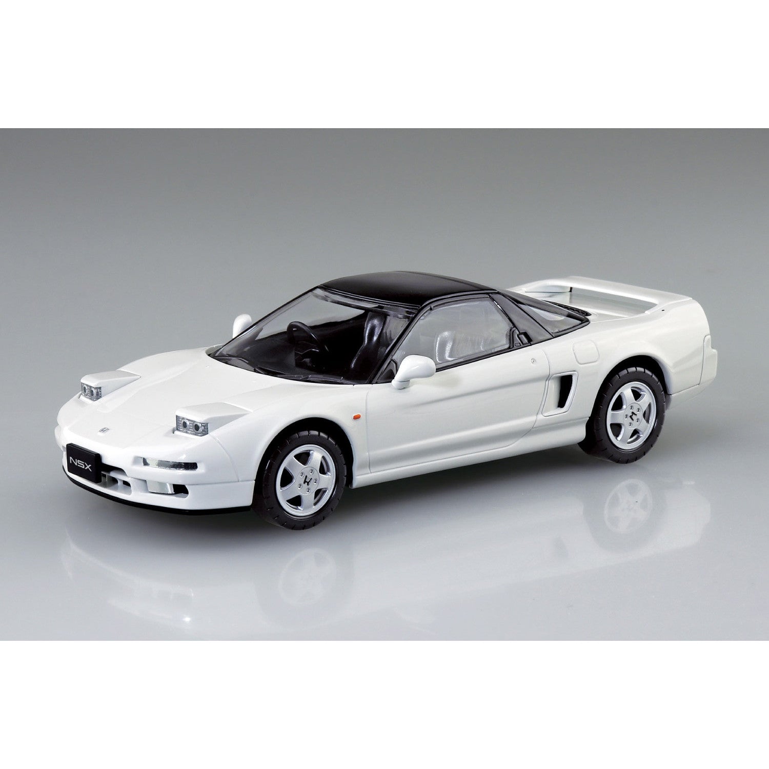 【新品即納】[PTM] 楽プラ スナップキット No.19-GW 1/32 ホンダ NA1 NSX(グランプリホワイト) プラモデル(065839) アオシマ(20250918)