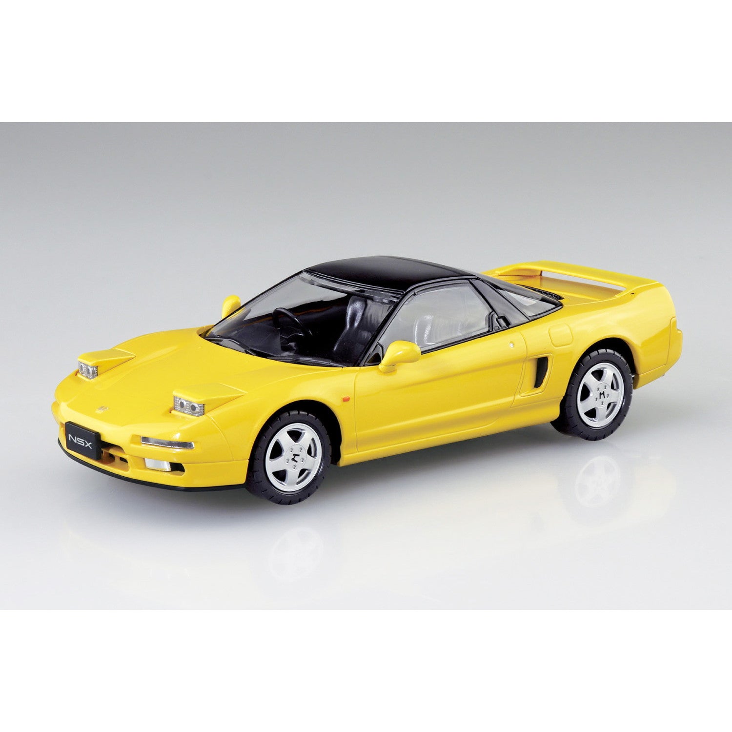 【新品】【お取り寄せ】[PTM] 楽プラ スナップキット No.19-IY 1/32 ホンダ NA1 NSX(インディーイエローパール) プラモデル(065846) アオシマ(20250918)