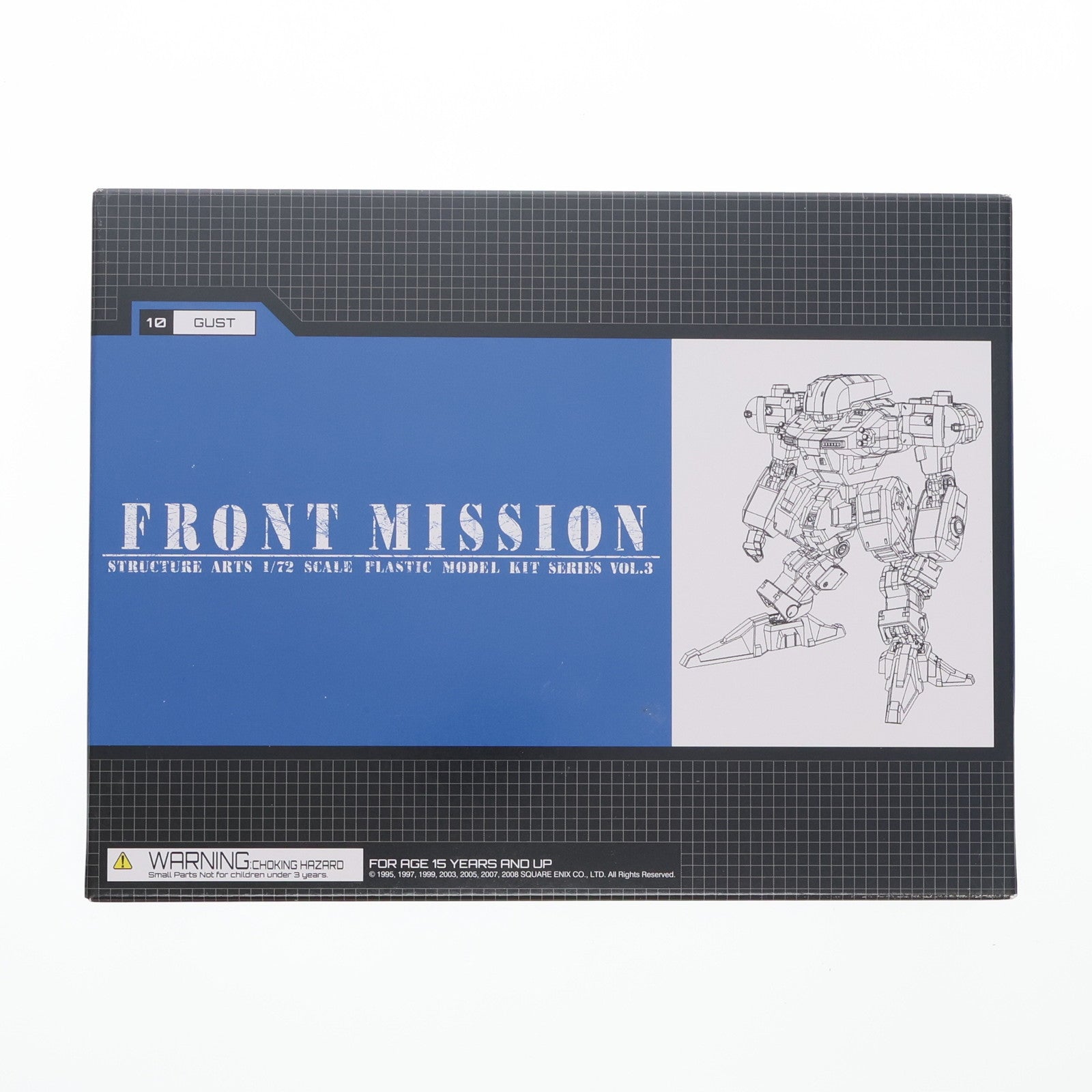 【中古即納】[PTM] ストラクチャーアーツ プラスティック モデルキット シリーズ Vol.3 1/72 GUST(ガスト) FRONT MISSION(フロントミッション) プラモデル スクウェア・エニックス(20220630)