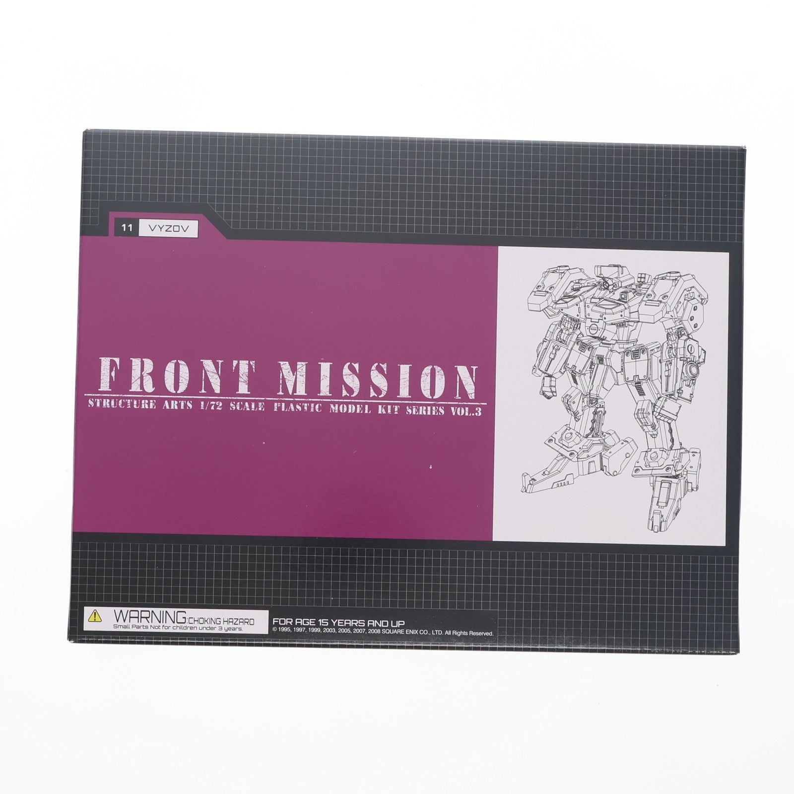 【中古即納】[PTM] ストラクチャーアーツ プラスティック モデルキット シリーズ Vol.3 1/72 VYZOV(ヴィーザフ) FRONT MISSION(フロントミッション) プラモデル スクウェア・エニックス(20220630)