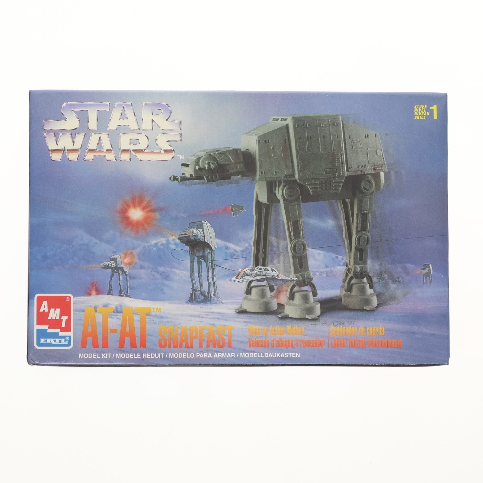 【中古即納】[PTM] AT-AT SNAPFAST STAR WARS(スター・ウォーズ) プラモデル(6036) AMT(19970101)