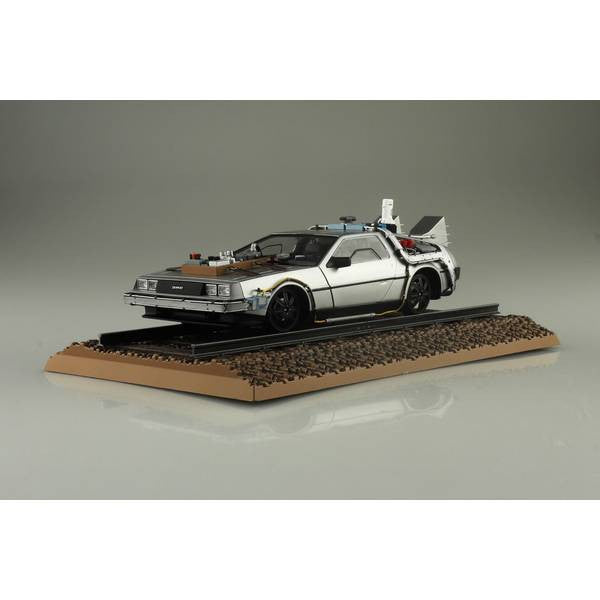 【新品】【お取り寄せ】[PTM] ムービーメカ No.BT-04 1/24 バック・トゥ・ザ・フューチャー PartIII タイムマシン レイルロード プラモデル(066997) アオシマ(20250911)