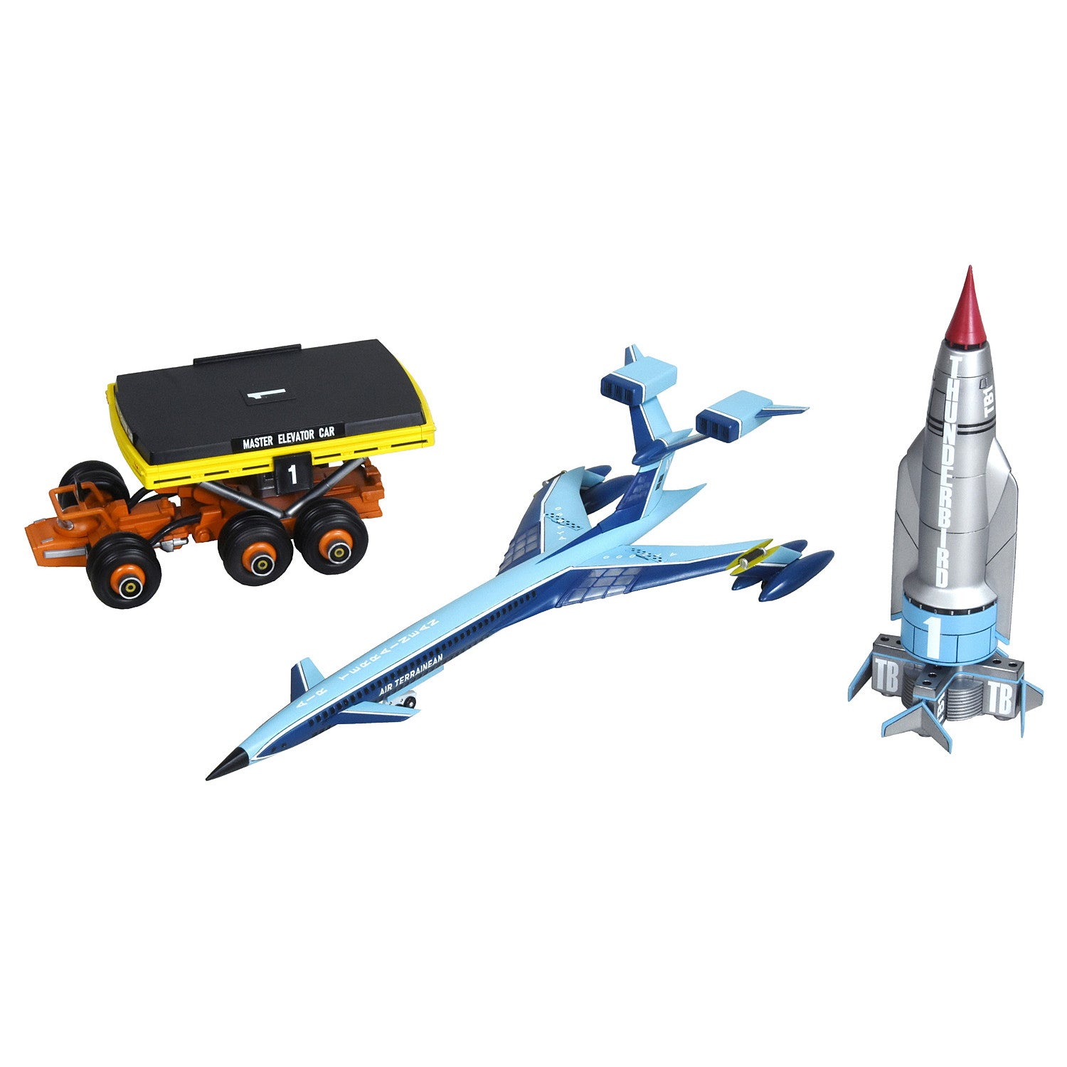 【新品即納】[PTM] 1/144 1/250 1/500 サンダーバード メカニックセレクション パート1 プラスチックモデルキット プラモデル(BP018) ベルファイン(20250731)