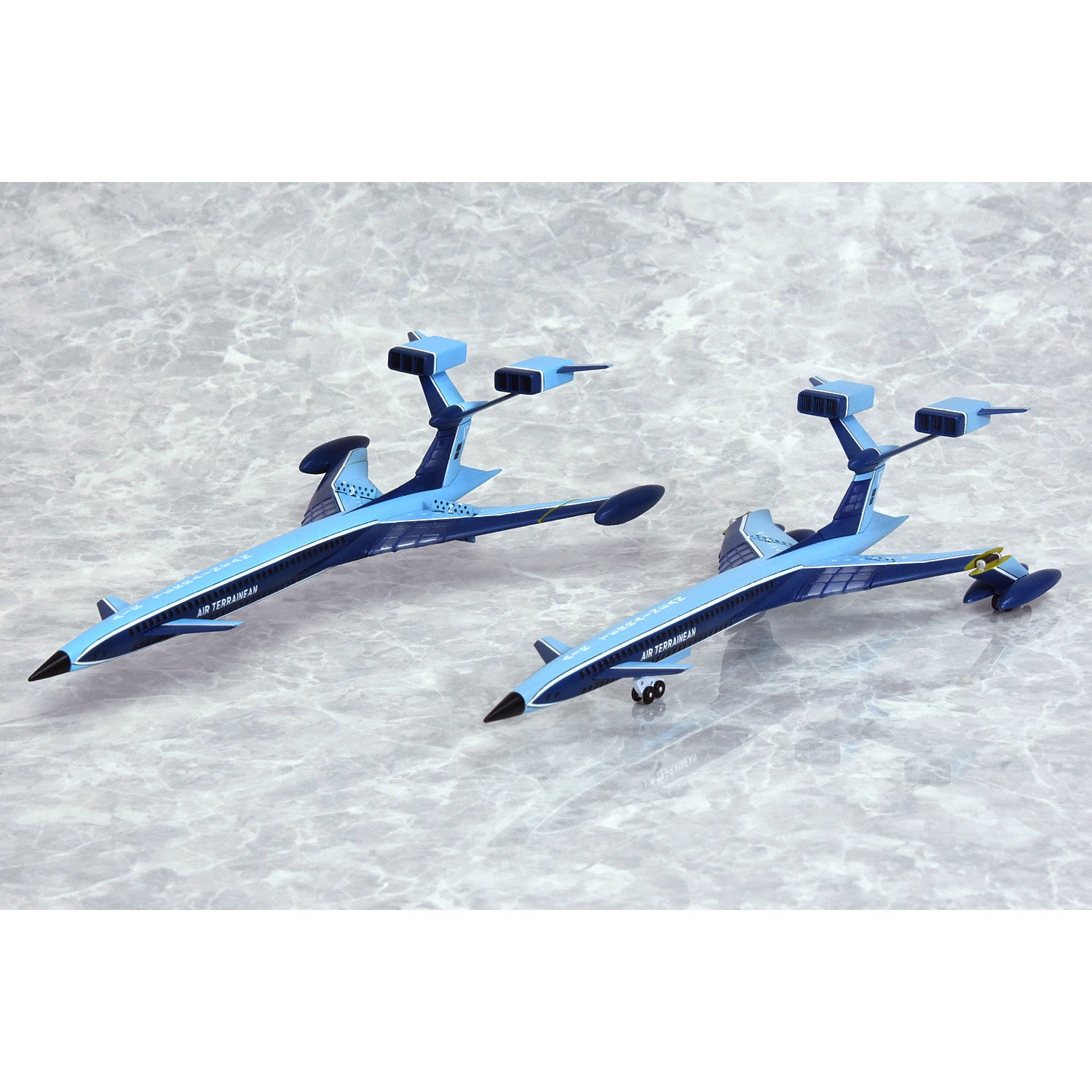 【新品即納】[PTM] 1/144 1/250 1/500 サンダーバード メカニックセレクション パート1 プラスチックモデルキット プラモデル(BP018) ベルファイン(20250731)