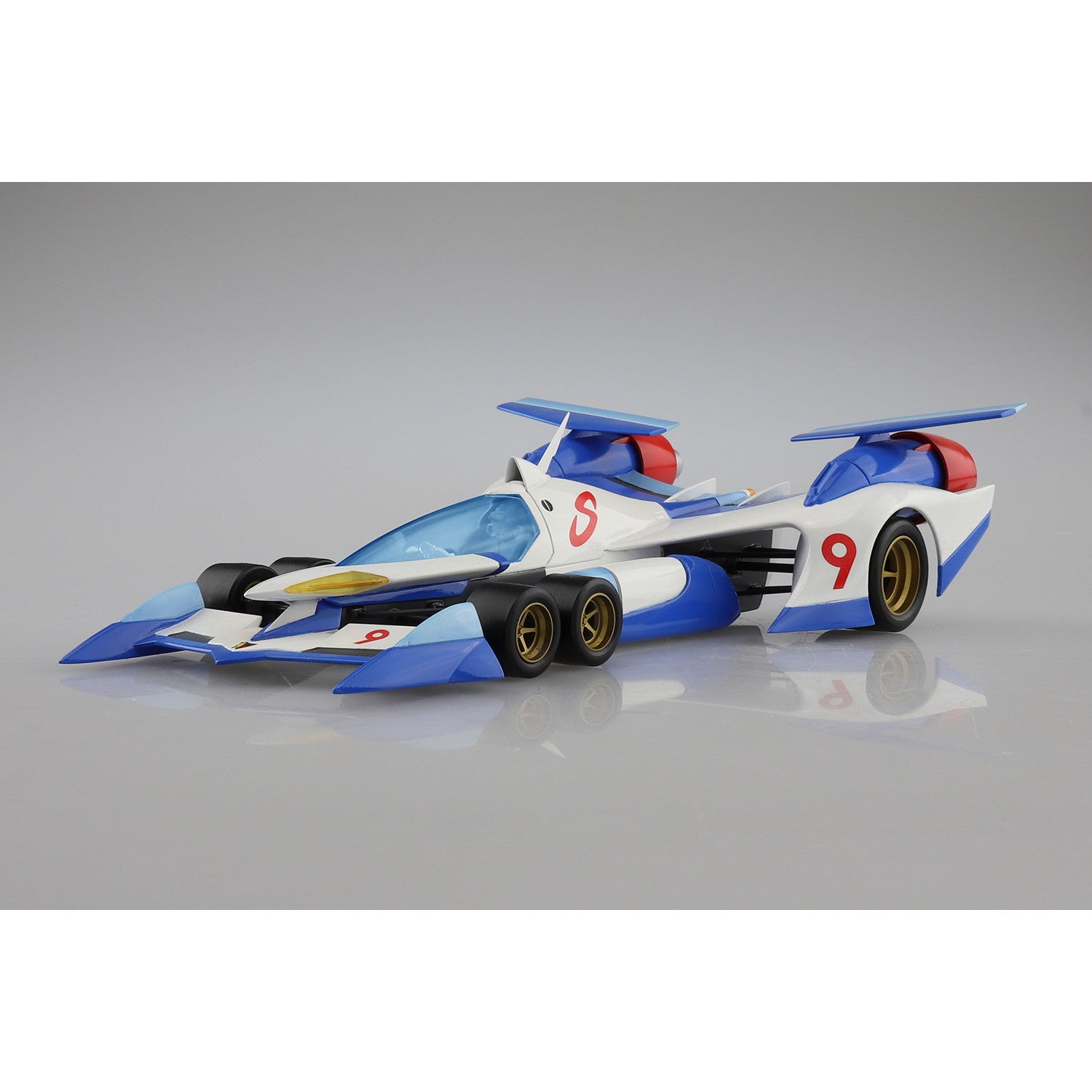 【新品】【お取り寄せ】[PTM] 1/24 サイバーフォーミュラ No.1 νアスラーダ AKF-0 新世紀GPXサイバーフォーミュラSAGA プラモデル(202180) アオシマ(20250820)