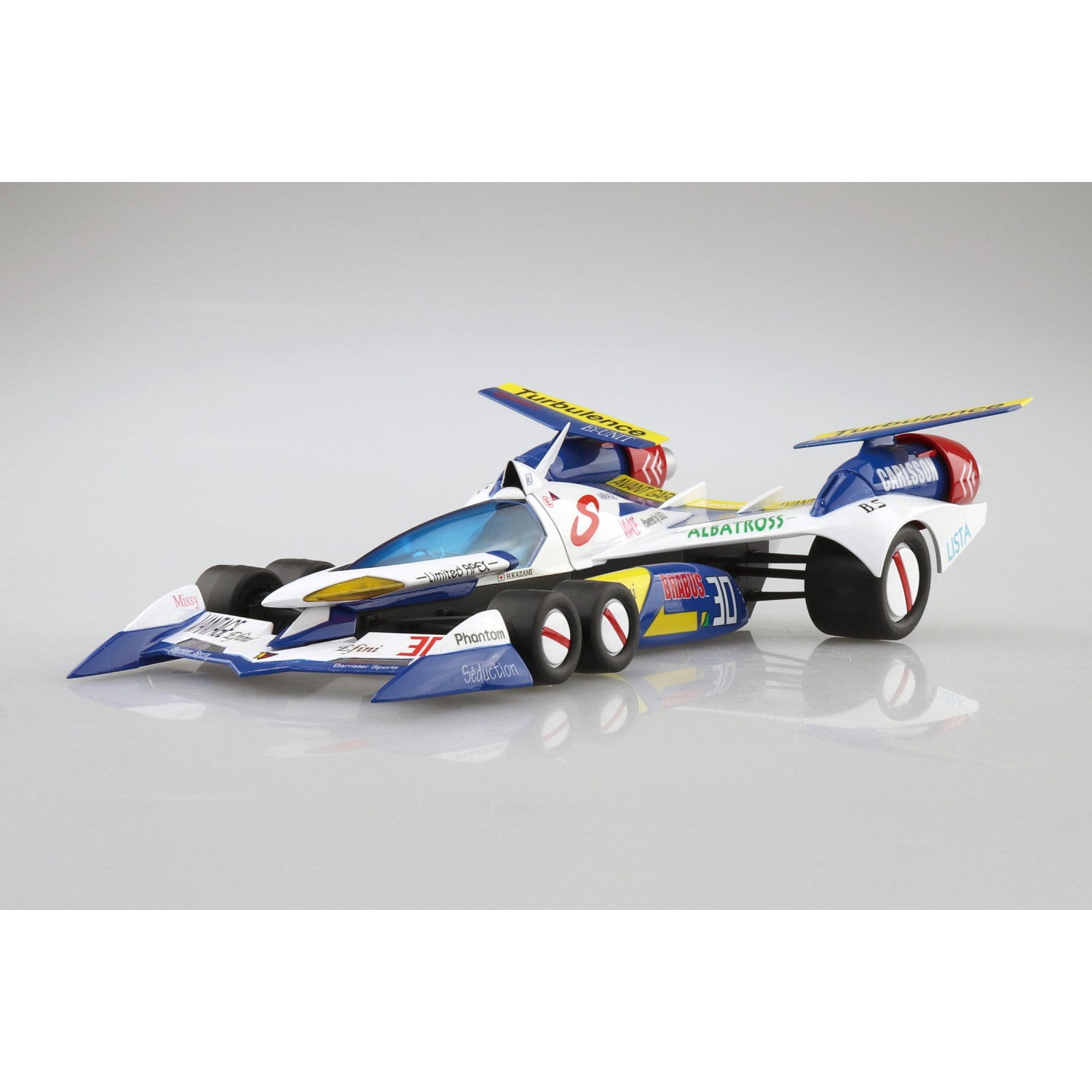 【新品即納】[PTM] 1/24 サイバーフォーミュラ No.3 スーパーアスラーダ AKF-11 新世紀GPXサイバーフォーミュラ11(ダブルワン) プラモデル(202197) アオシマ(20250821)