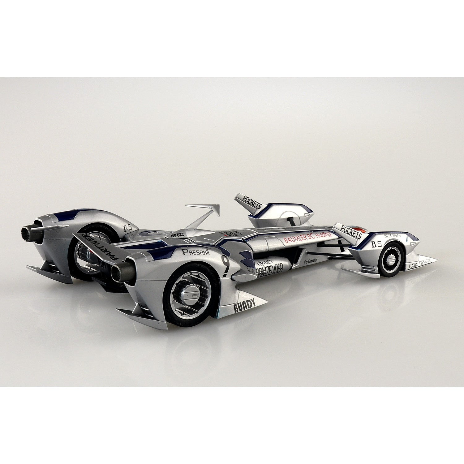 【新品即納】[PTM] 1/24 サイバーフォーミュラ No.5 シュピーゲル HP-022 新世紀GPXサイバーフォーミュラSIN プラモデル(202210) アオシマ(20250821)