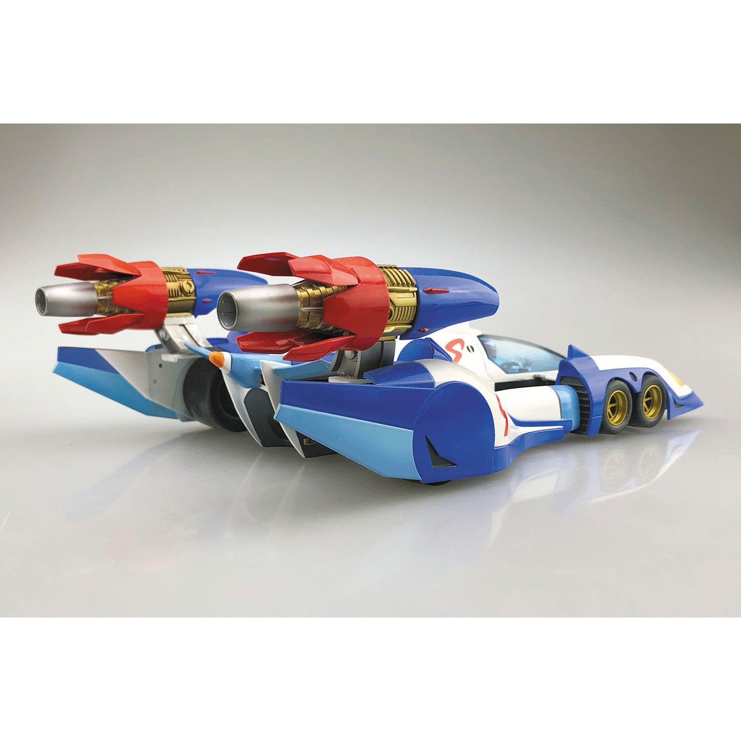 【新品即納】[PTM] 1/24 サイバーフォーミュラ No.6 νアスラーダ AKF-0 エアロモード/エアロブーストモード/スパイラルブーストモード 新世紀GPXサイバーフォーミュラSAGA プラモデル(202227) アオシマ(20250829)