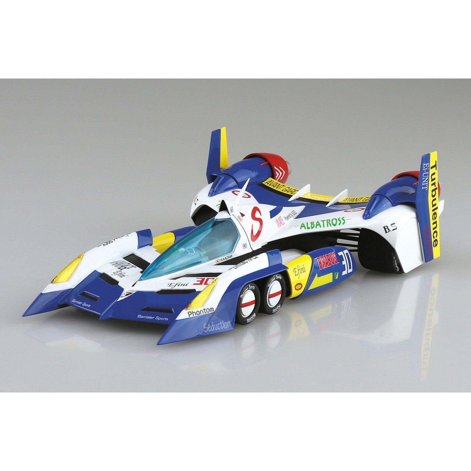 【新品即納】[PTM] 1/24 サイバーフォーミュラ No.9 スーパーアスラーダ AKF-11 エアロモード/ エアロブーストモード 新世紀GPXサイバーフォーミュラ11(ダブルワン) プラモデル(202241) アオシマ(20250824)