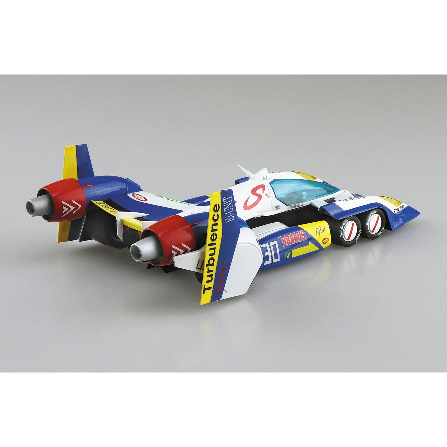 【新品即納】[PTM] 1/24 サイバーフォーミュラ No.9 スーパーアスラーダ AKF-11 エアロモード/ エアロブーストモード 新世紀GPXサイバーフォーミュラ11(ダブルワン) プラモデル(202241) アオシマ(20250824)