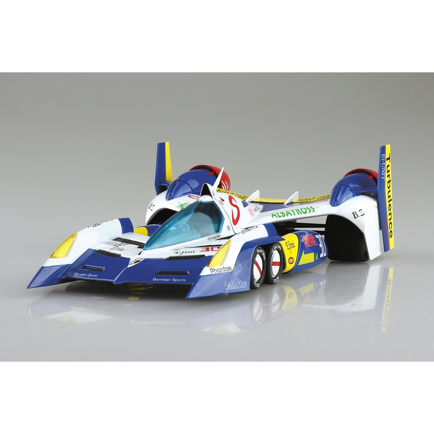 【新品即納】[PTM] 1/24 サイバーフォーミュラ No.9 スーパーアスラーダ AKF-11 エアロモード/ エアロブーストモード 新世紀GPXサイバーフォーミュラ11(ダブルワン) プラモデル(202241) アオシマ(20250824)
