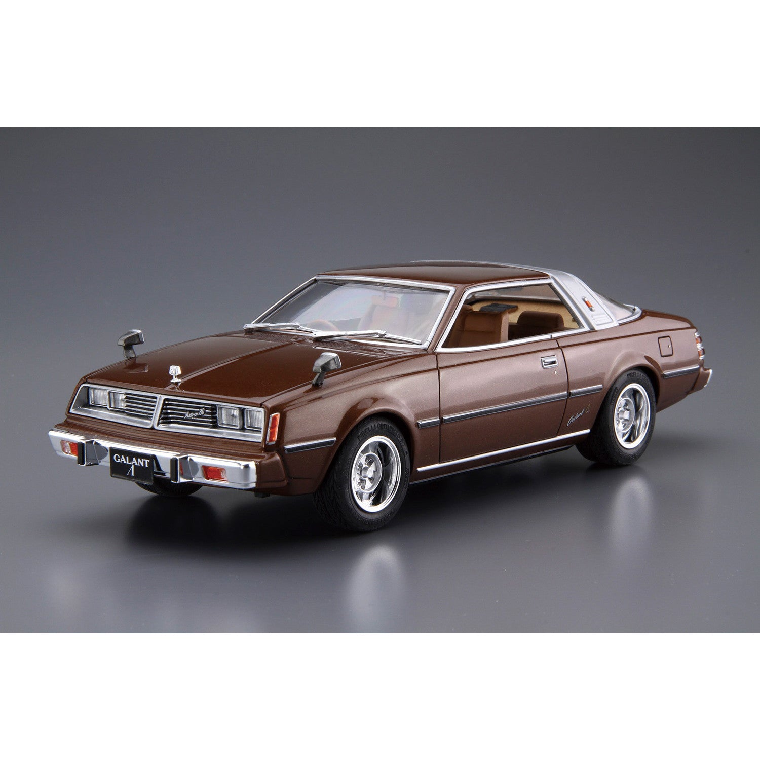【新品即納】[PTM] ザ・モデルカー No.78 1/24 ミツビシ A133A ギャランΛ '78 プラモデル(200735) アオシマ(20250810)