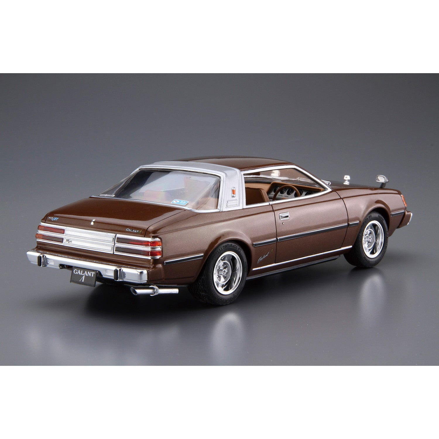 【新品即納】[PTM] ザ・モデルカー No.78 1/24 ミツビシ A133A ギャランΛ '78 プラモデル(200735) アオシマ(20250810)