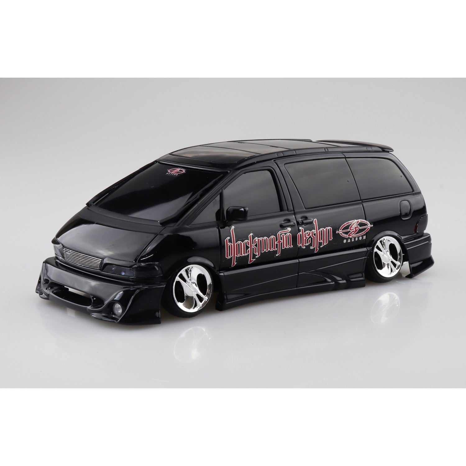 【新品即納】[PTM] (再販) ザ・チューンドカー No.96 1/24 ブラックマフィア TCR11W エスティマ '98(トヨタ) プラモデル(201619) アオシマ(20260531)