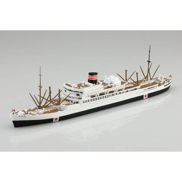 【新品即納】[PTM] 1/700 ウォーターライン No.506 日本郵船 新田丸 プラモデル(069752) アオシマ(20250807)