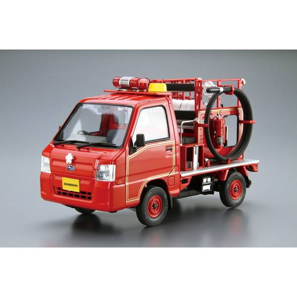 【新品即納】[PTM] ザ・モデルカー No.119 1/24 スバル TT2 サンバー 消防車 '11 プラモデル(0202104) アオシマ(20250828)