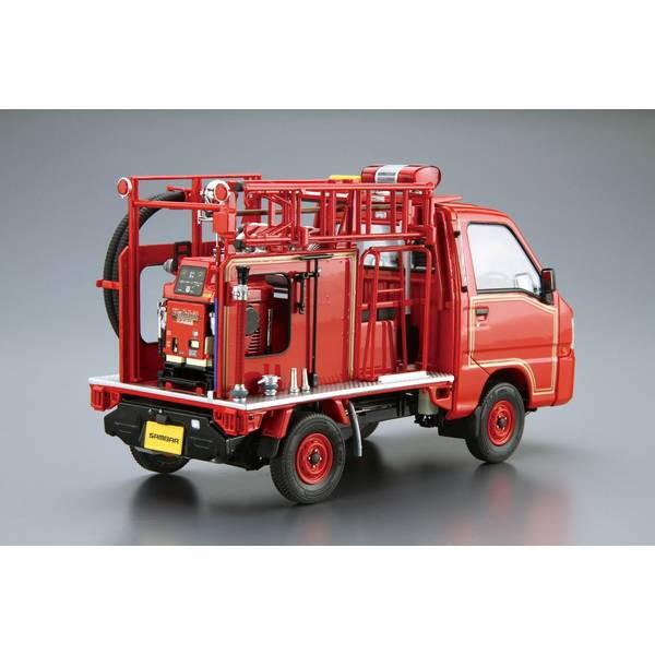 【新品即納】[PTM] ザ・モデルカー No.119 1/24 スバル TT2 サンバー 消防車 '11 プラモデル(0202104) アオシマ(20250828)