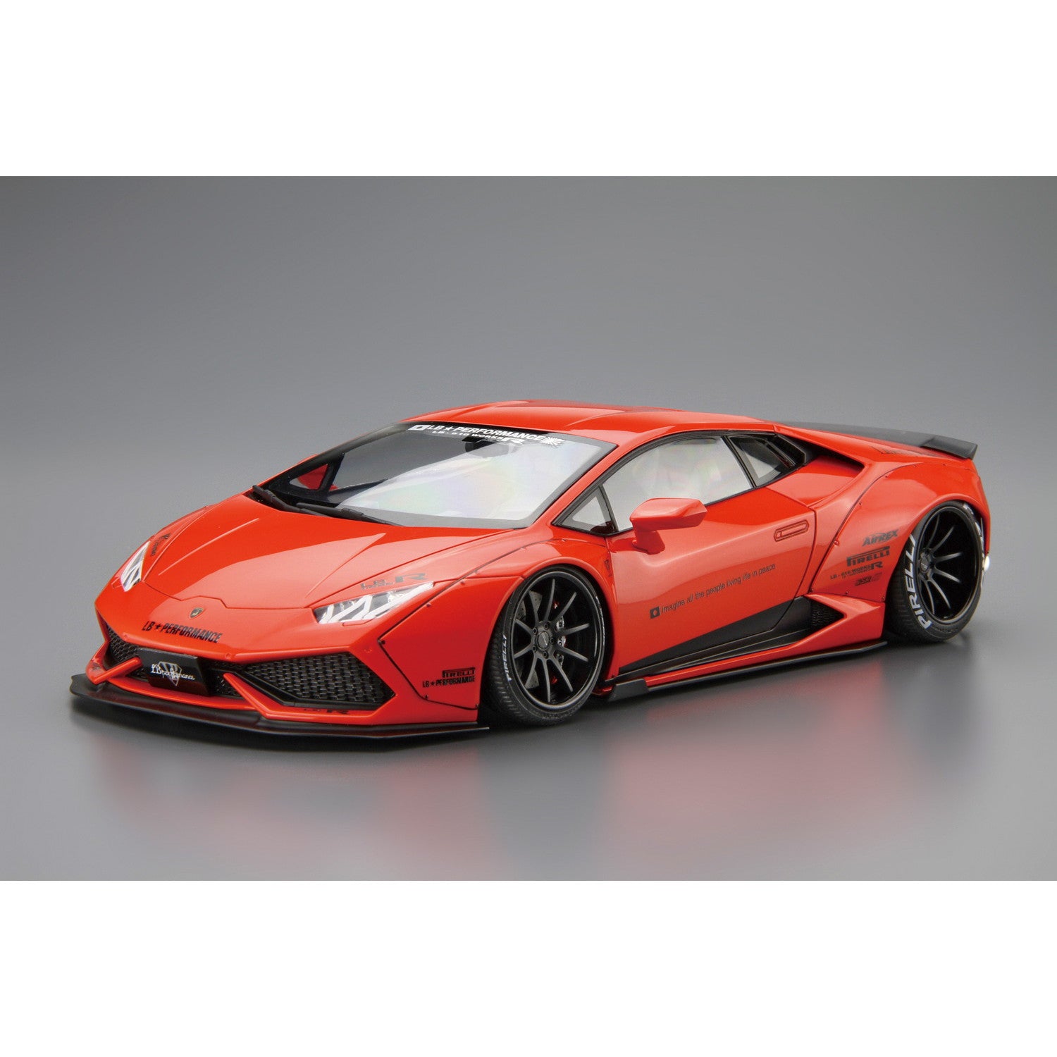 【新品即納】[PTM] 1/24 リバティーウォーク No.15 LB ワークス ランボルギーニ ウラカン Ver.1 プラモデル(202159) アオシマ(20250831)