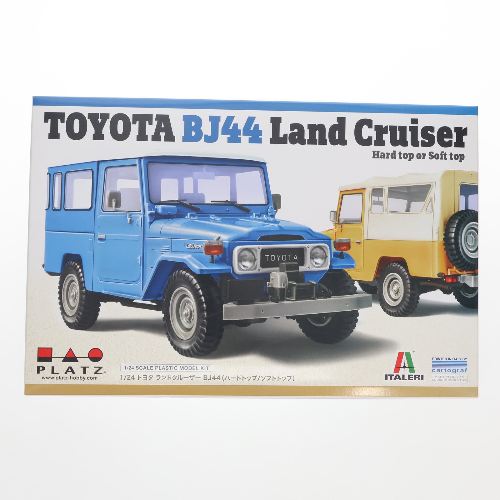 【中古即納】[PTM] 1/24 トヨタ ランドクルーザー BJ-44(ソフトトップ/ハードトップ) プラモデル(PIT004) プラッツ(20230709)