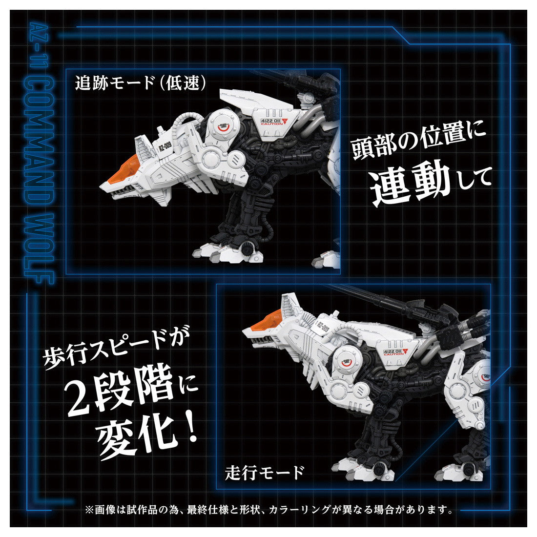 【中古即納】[PTM] T-SPARK ADVANCED Zi 1/72 AZ-11 コマンドウルフ ZOIDS(ゾイド) プラモデル タカラトミー(20251227)