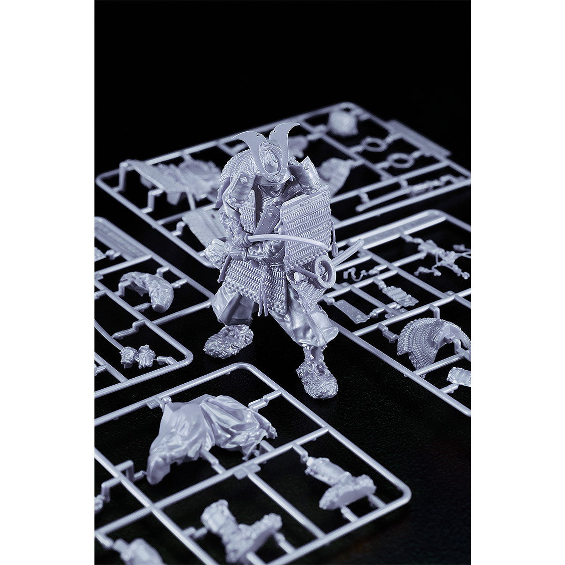 【新品即納】[PTM] PLAMAX 1/12 鎌倉時代の鎧武者 白銀の装(はくぎんのそう) Silver Color edition プラモデル マックスファクトリー(20250810)