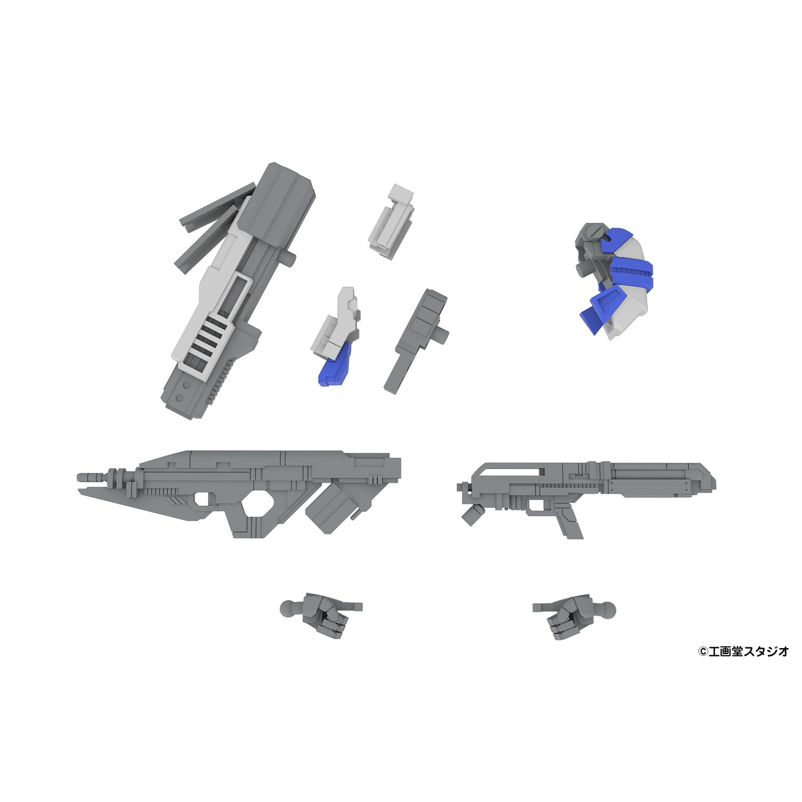 【新品即納】[PTM] 5inch Mechanism 拡張セットC 5inM 1/48 装甲歩兵用[LC40 LCAN&VP1 MSENS&P-9SL ASR&M58 GRND&手持武装用持ち手(左右)] POWER DoLLS2(パワードール2) プラモデル用アクセサリ(PP246) PLUM(プラム)(20250918)