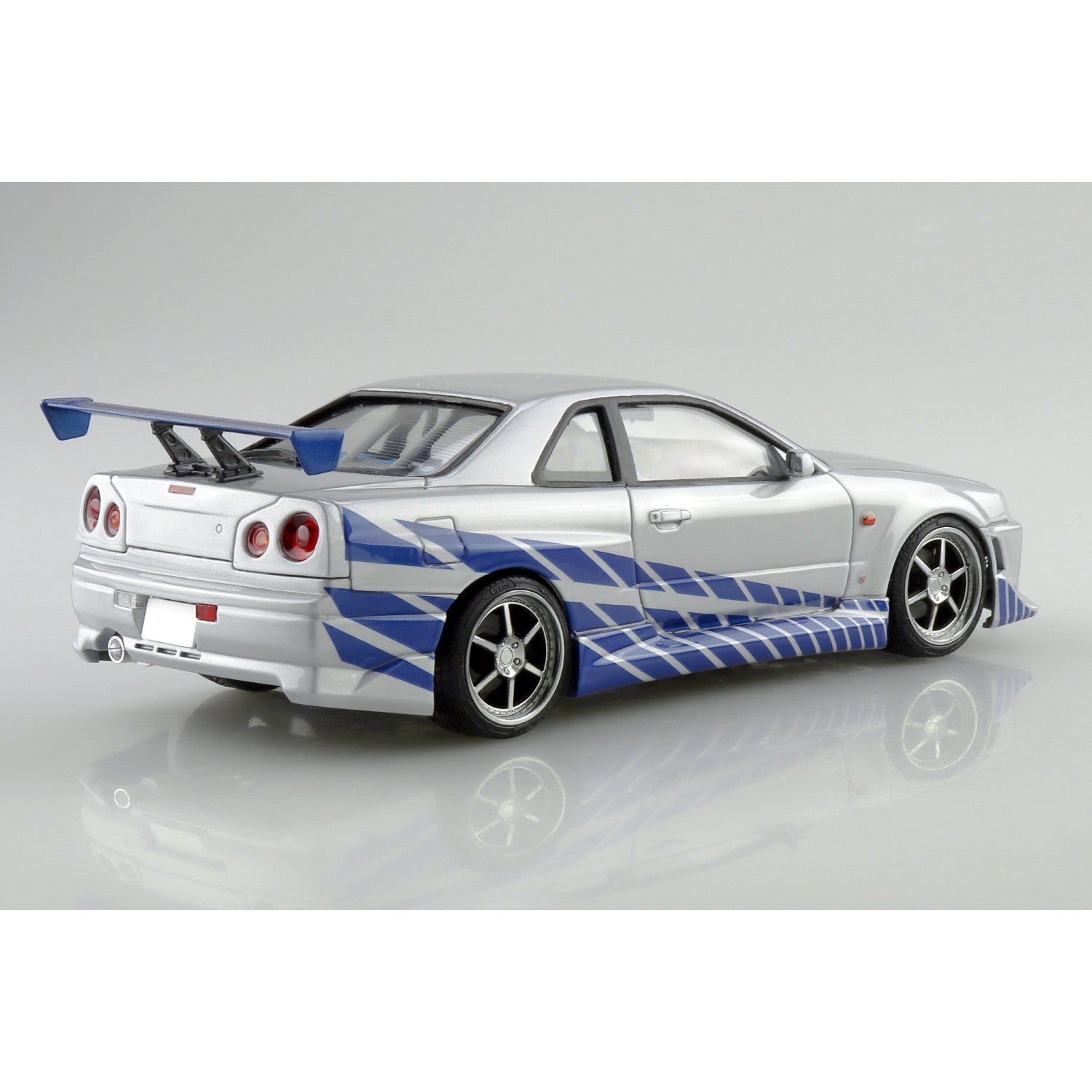 【新品即納】[PTM] ムービーメカ No.WS-02 1/24 ワイルド・スピード R34 スカイライン GT-R ワイルド・スピードX2 プラモデル(067956) アオシマ(20251121)