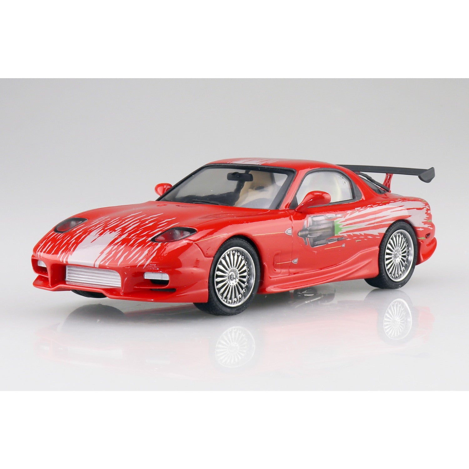 【新品即納】[PTM] ムービーメカ No.WS-03 1/24 ワイルド・スピード FD3S RX-7 プラモデル(067963) アオシマ(20251121)