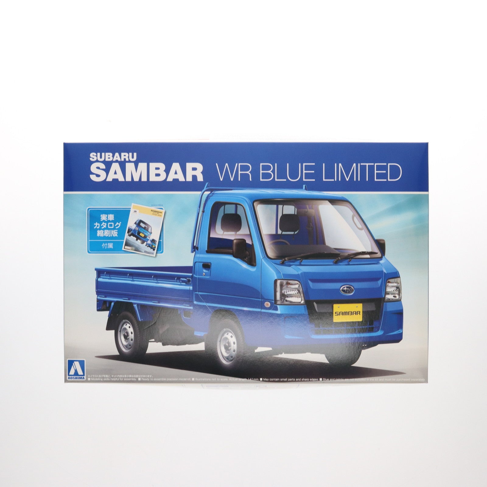 【中古即納】[PTM] 1/24 ザ・ベストカーGT No.22 11 サンバートラック WRブルーリミテッド プラモデル アオシマ(20140302)