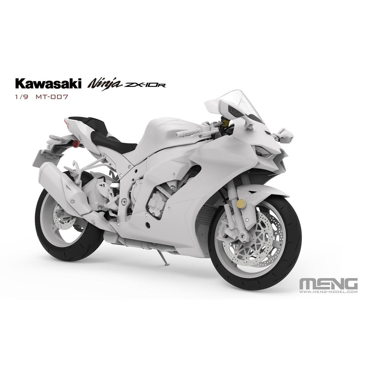 【新品即納】[PTM] 1/9 カワサキ Ninja ZX-10R プラモデル(MMT007) MENG Model(モンモデル)(20250829)