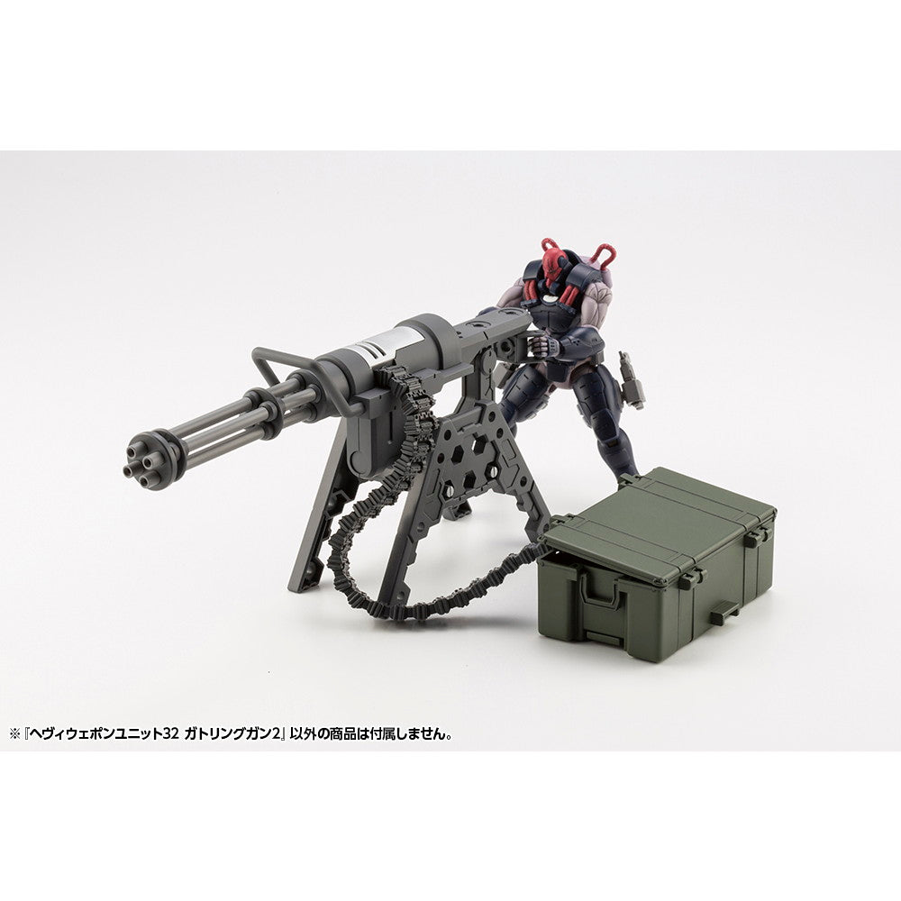 【予約安心出荷】[PTM] (再販) M.S.G モデリングサポートグッズ へヴィウェポンユニット32 ガトリングガン2 プラモデル(MH32R) コトブキヤ(2026年1月)