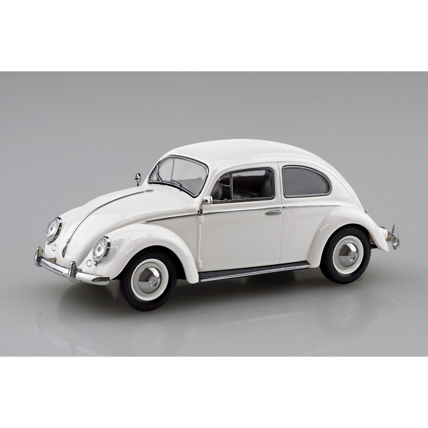 【新品即納】[PTM] 楽プラ スナップキット No.20-PW 1/32 フォルクスワーゲン ビートル(パールホワイト) プラモデル(068038) アオシマ(20251008)