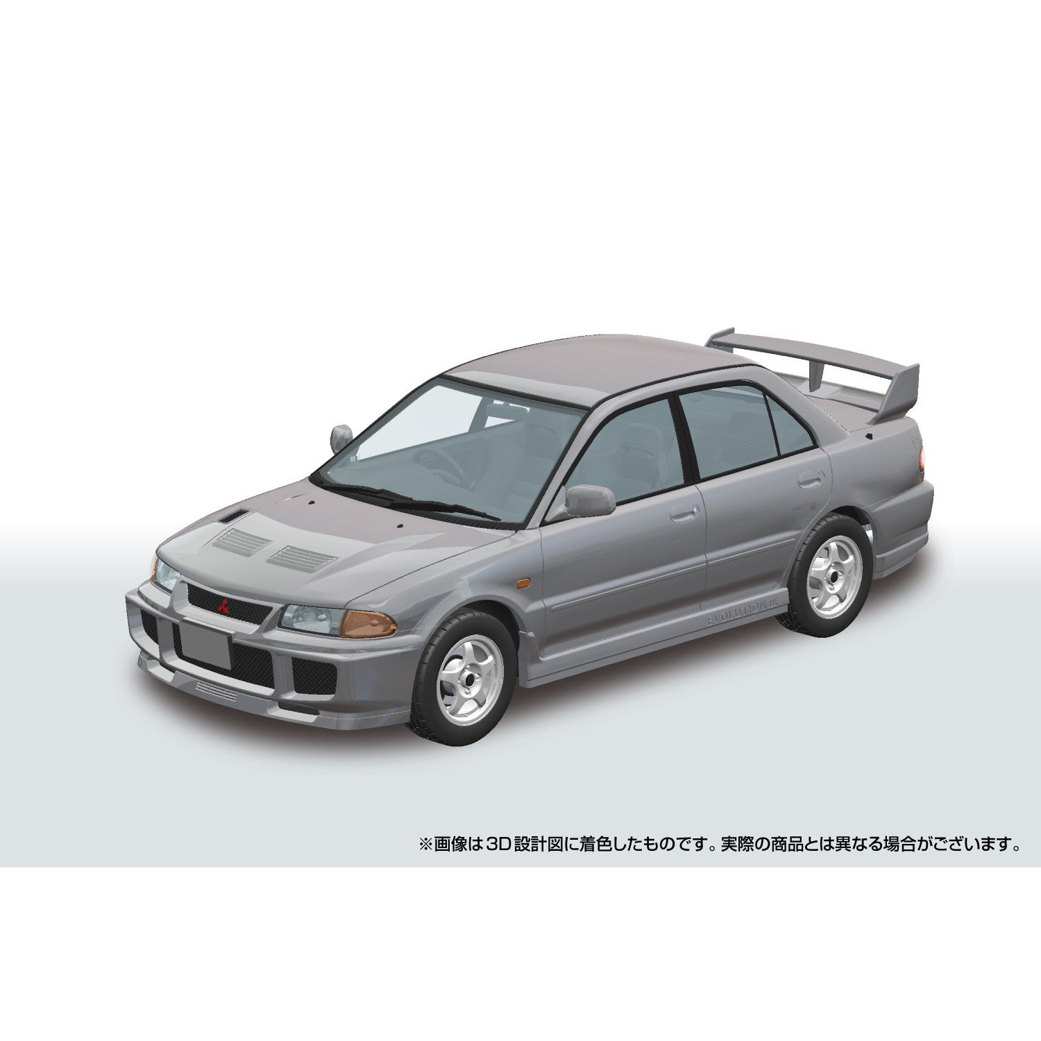 【新品即納】[PTM] 楽プラ スナップカー No.04-QS 1/24 CE9A ランサーGSRエボリューションIII 1995 クイーンズシルバー プラモデル(067819) アオシマ(20251031)